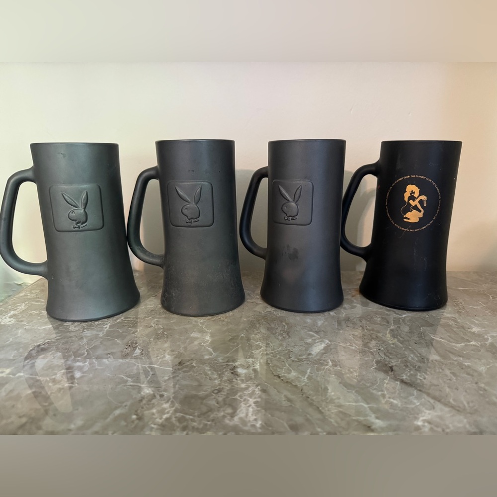 Vintage 1960’s Playboy Club Mugs Set